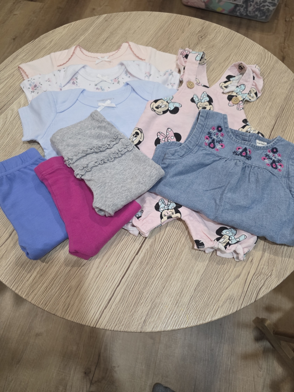 Baby Girl Multi-Piece Outfit Set — Pink, Blue, Gray, Purple